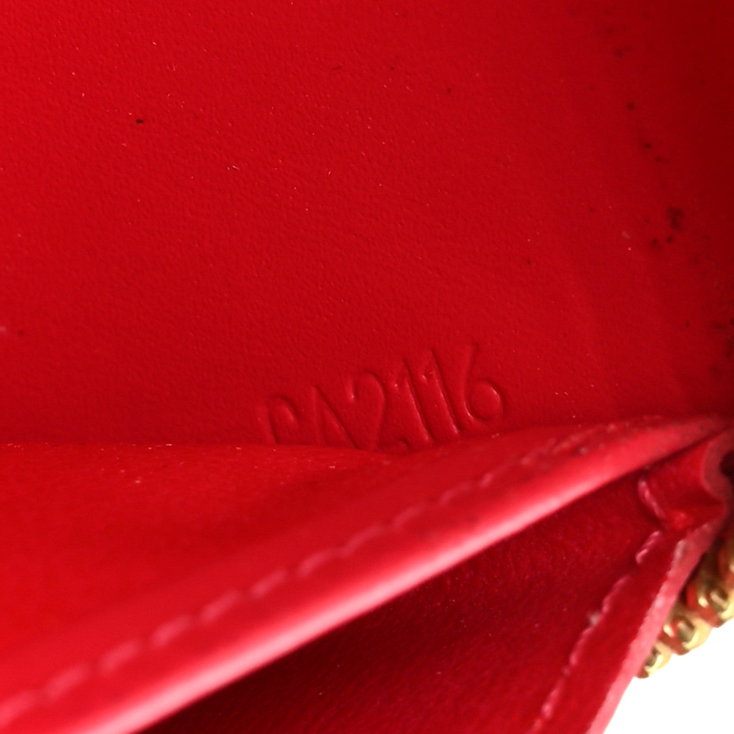 Louis Vuitton Vernis Zippy Wallet Rose Litchi