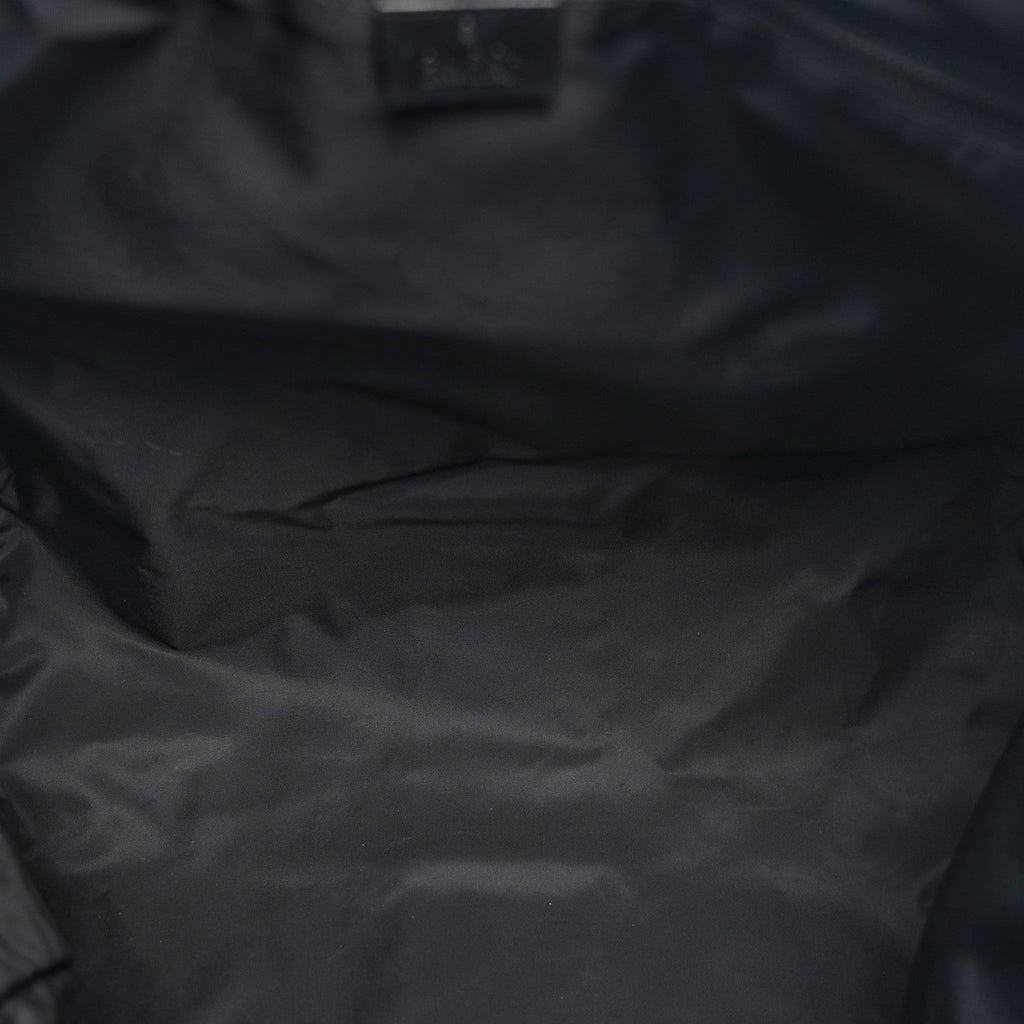 Gucci Techno Canvas Web Single Buckle Tote Black
