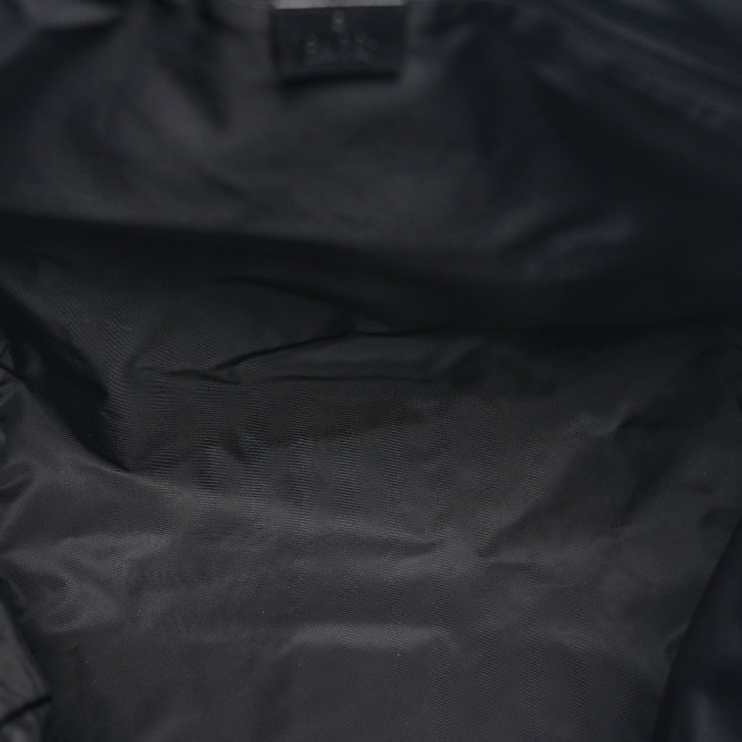 Gucci Techno Canvas Web Single Buckle Tote Black
