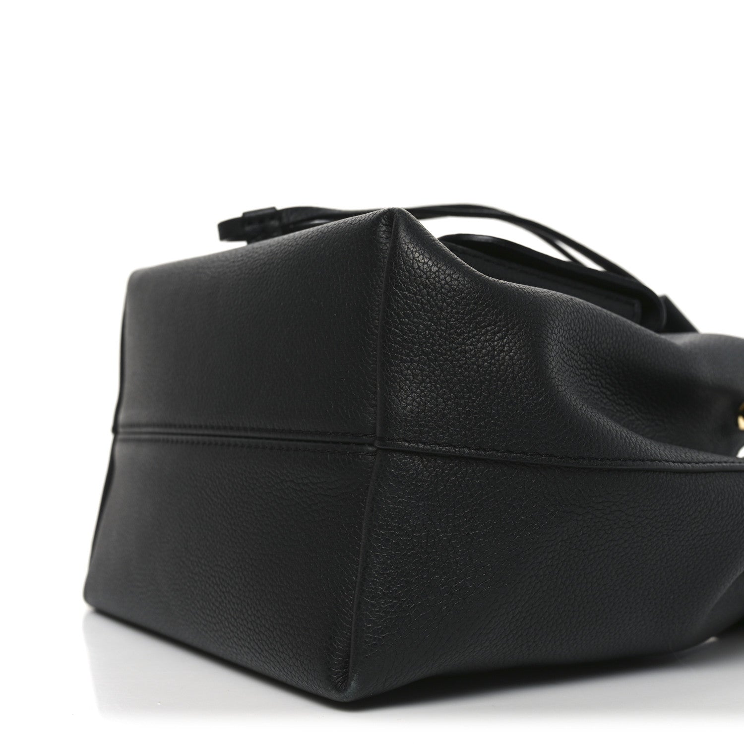Louis Vuitton Calfskin Lockme Bucket MM Black