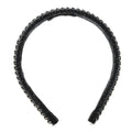 Chanel Tweed Chain Headband Black