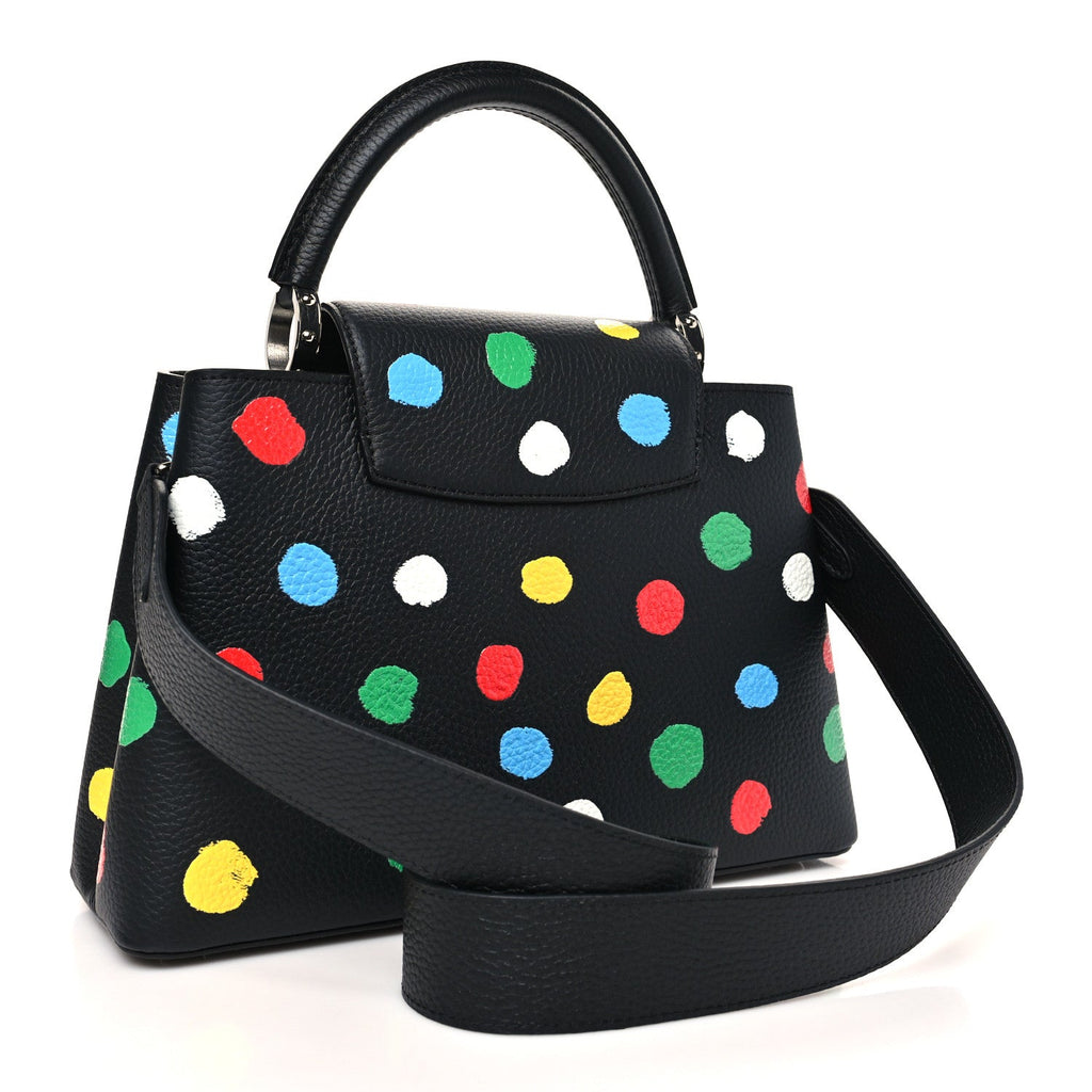 Louis Vuitton LV X YK Taurillon Capucines MM Black