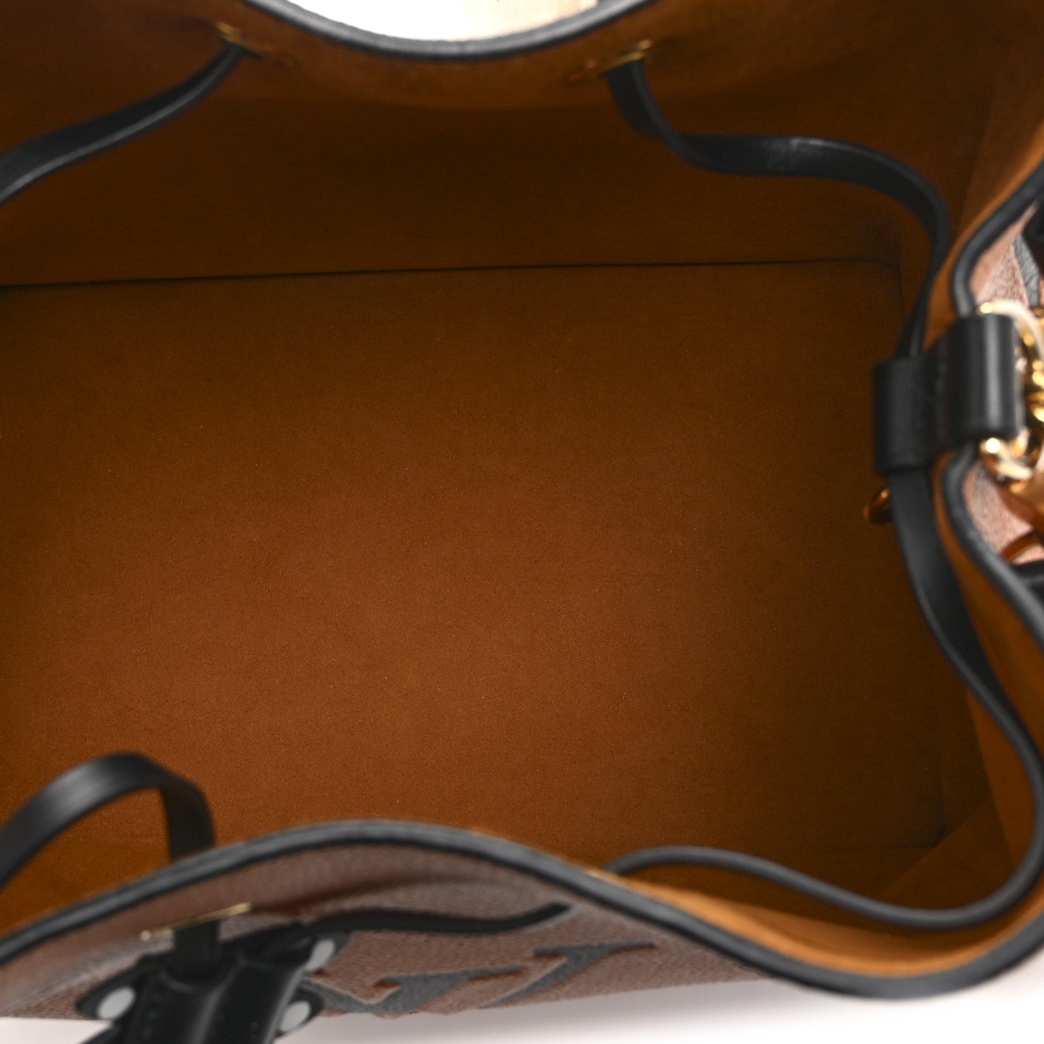 Louis Vuitton Empreinte Monogram Giant Crafty Neonoe MM Caramel Black