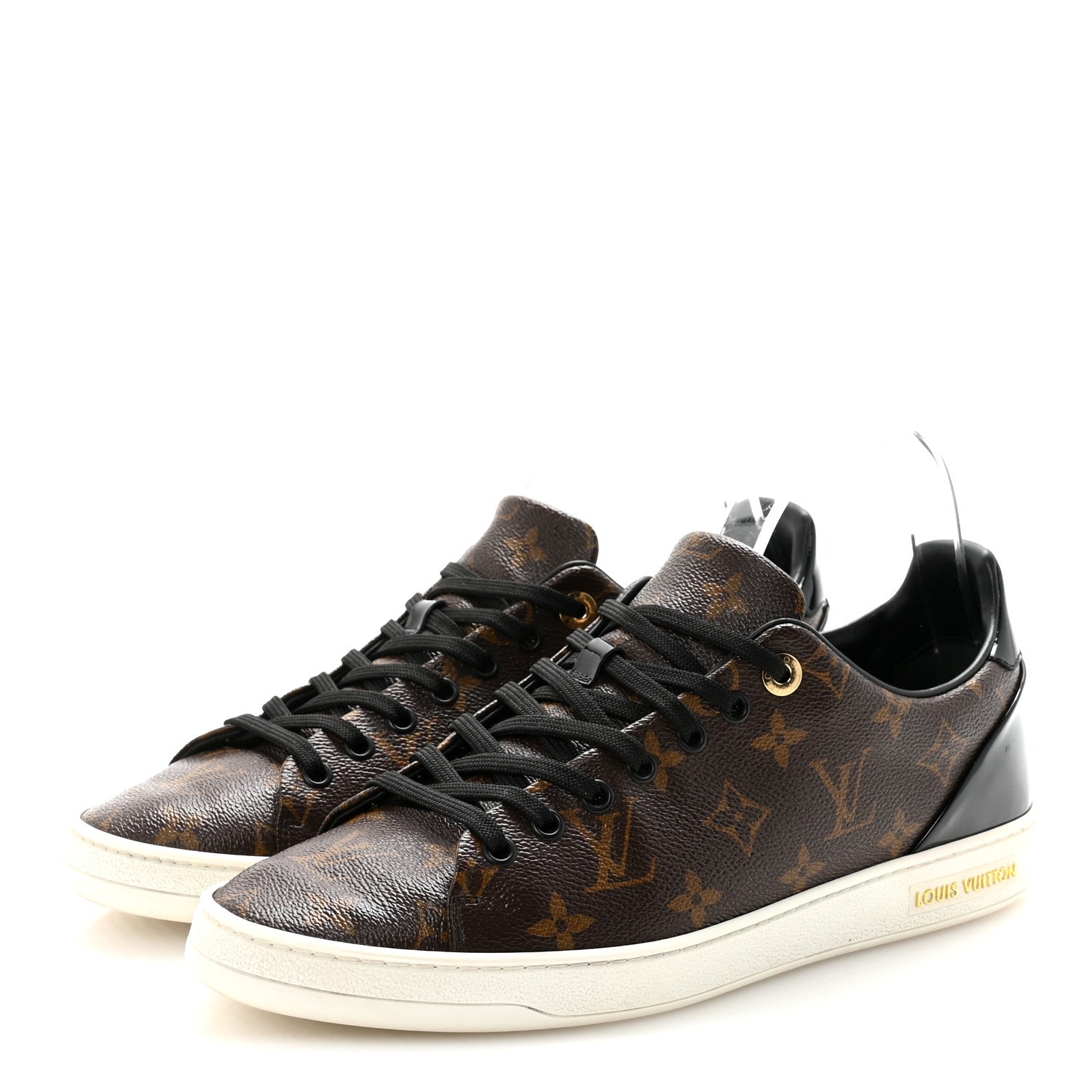 Louis Vuitton Patent Monogram Frontrow Sneakers 42