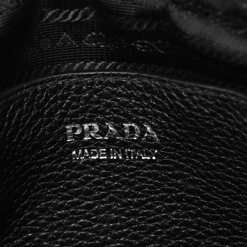 Prada Vitello Daino Soft Camera Crossbody Black