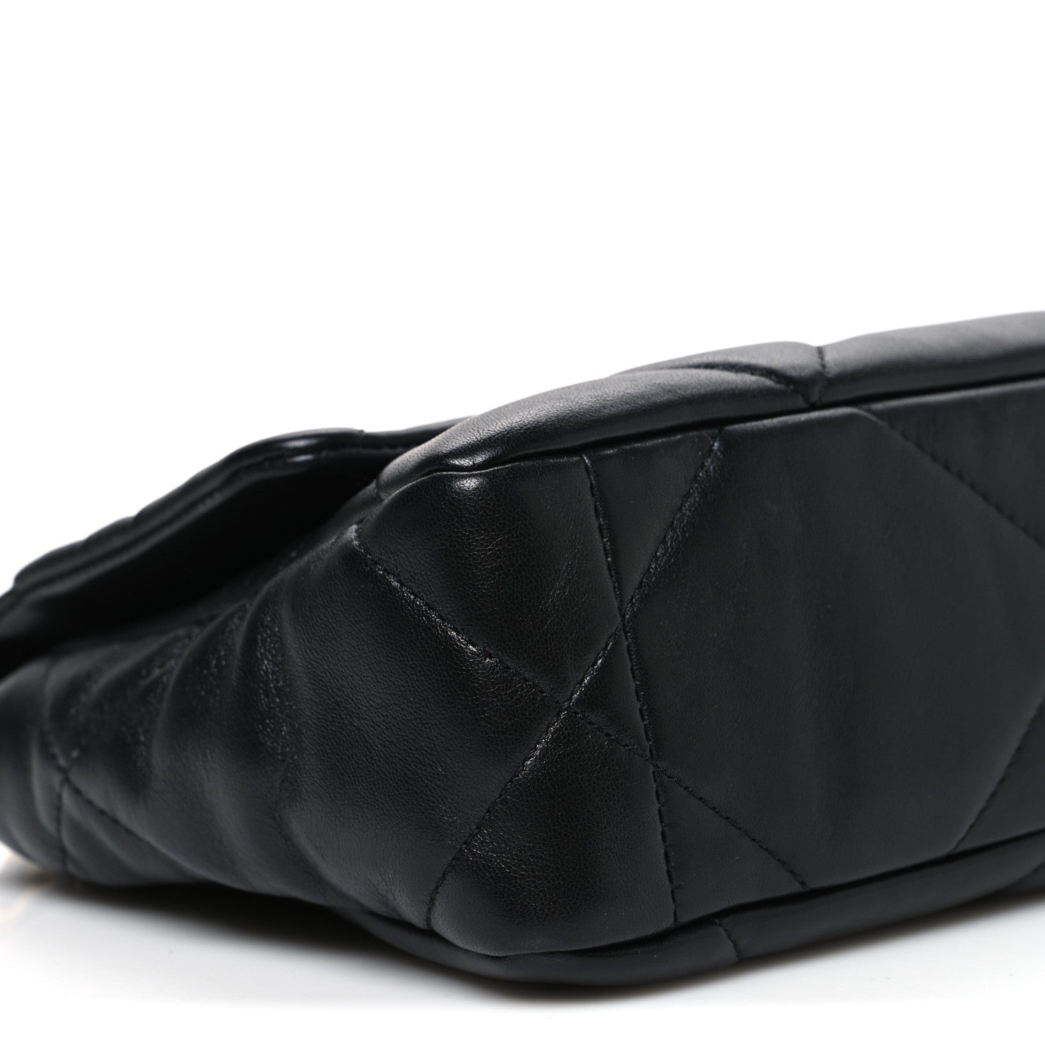 Chanel Lambskin Quilted Medium Chanel 19 Flap Black