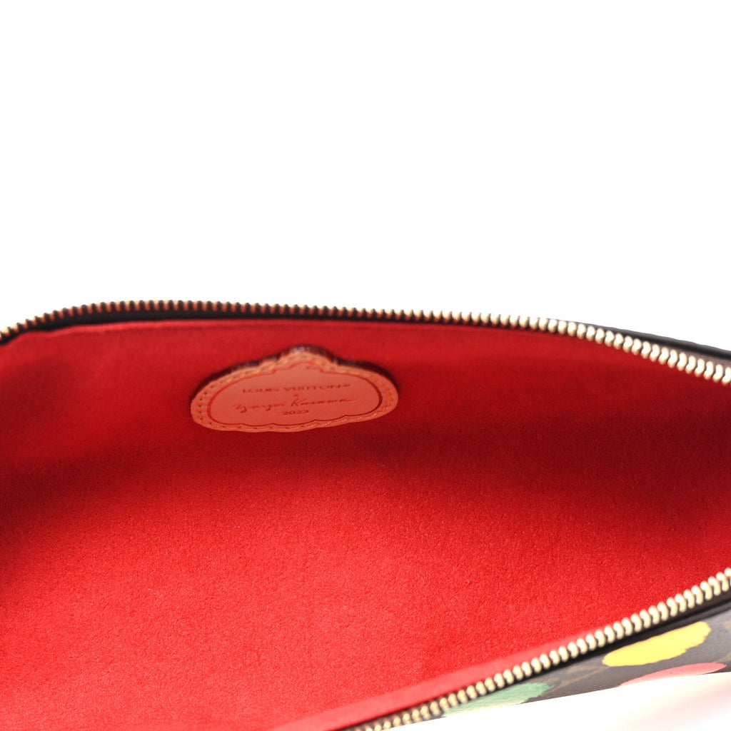 Louis Vuitton X YK Monogram Dots Elizabeth Pencil Pouch Multicolor