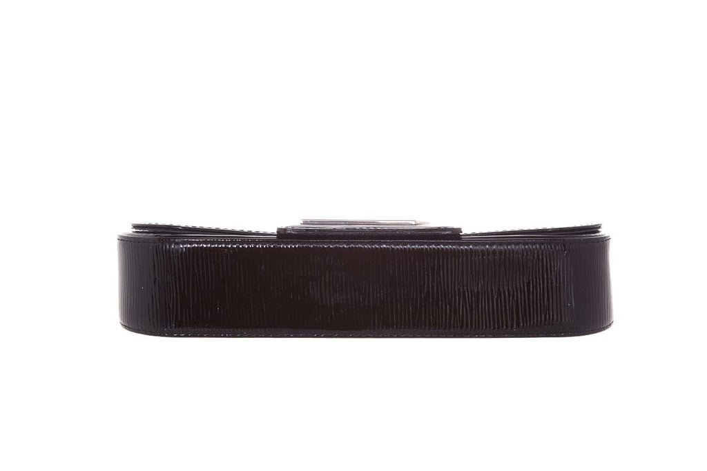 Louis Vuitton Sobe Black Patent Epi Leather Clutch