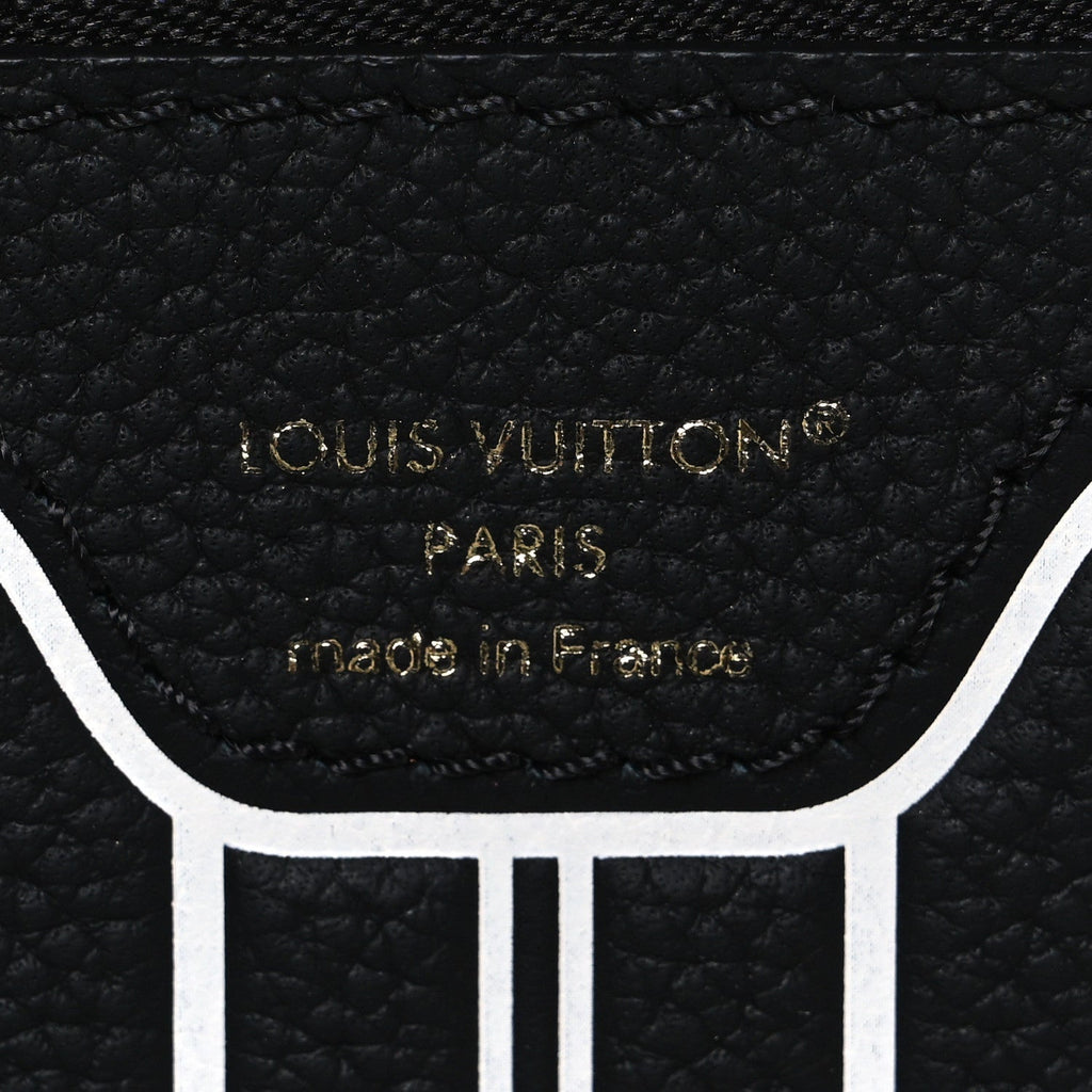 Louis Vuitton Calfskin Neverfull Inside Out MM Pochette Black