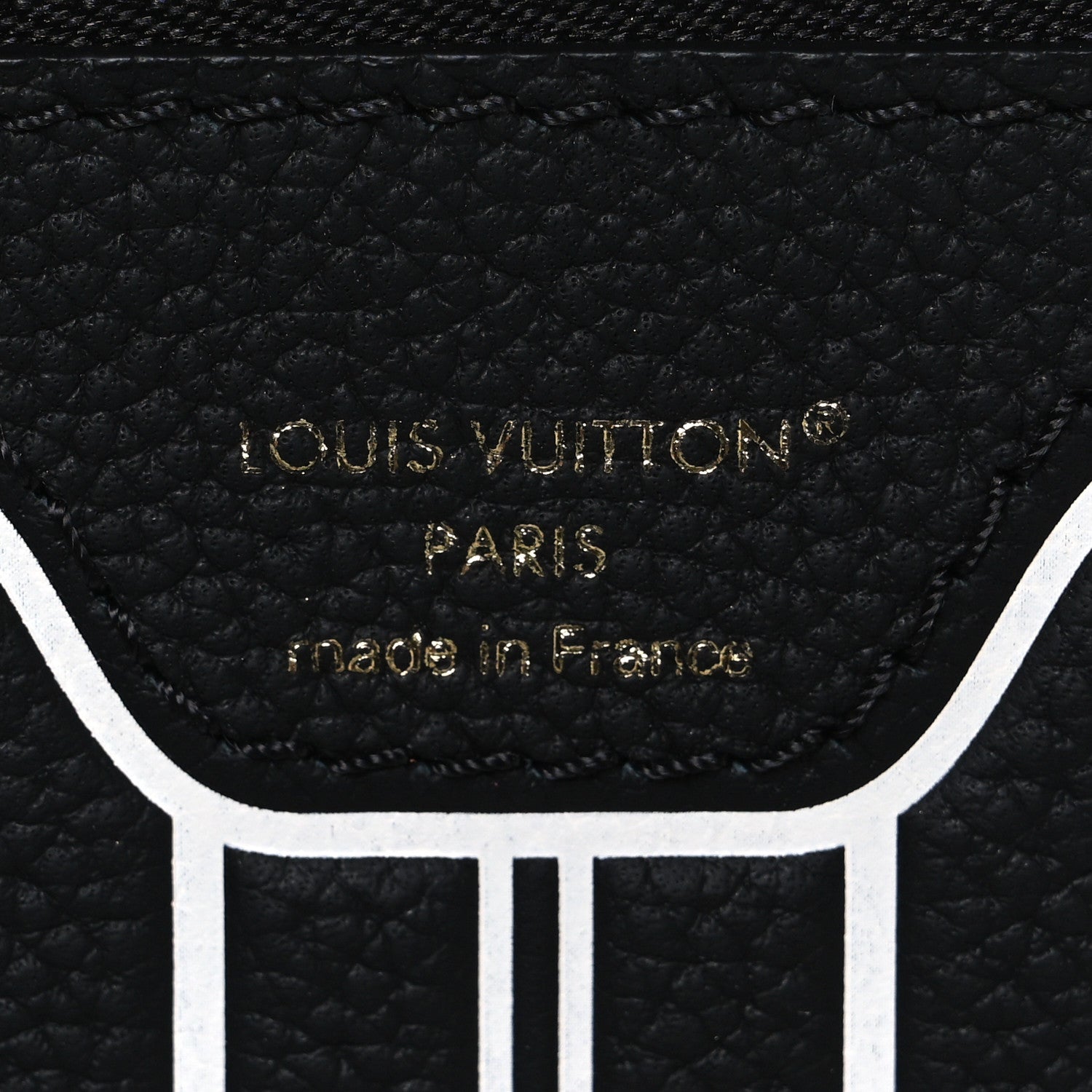 Louis Vuitton Calfskin Neverfull Inside Out MM Pochette Black