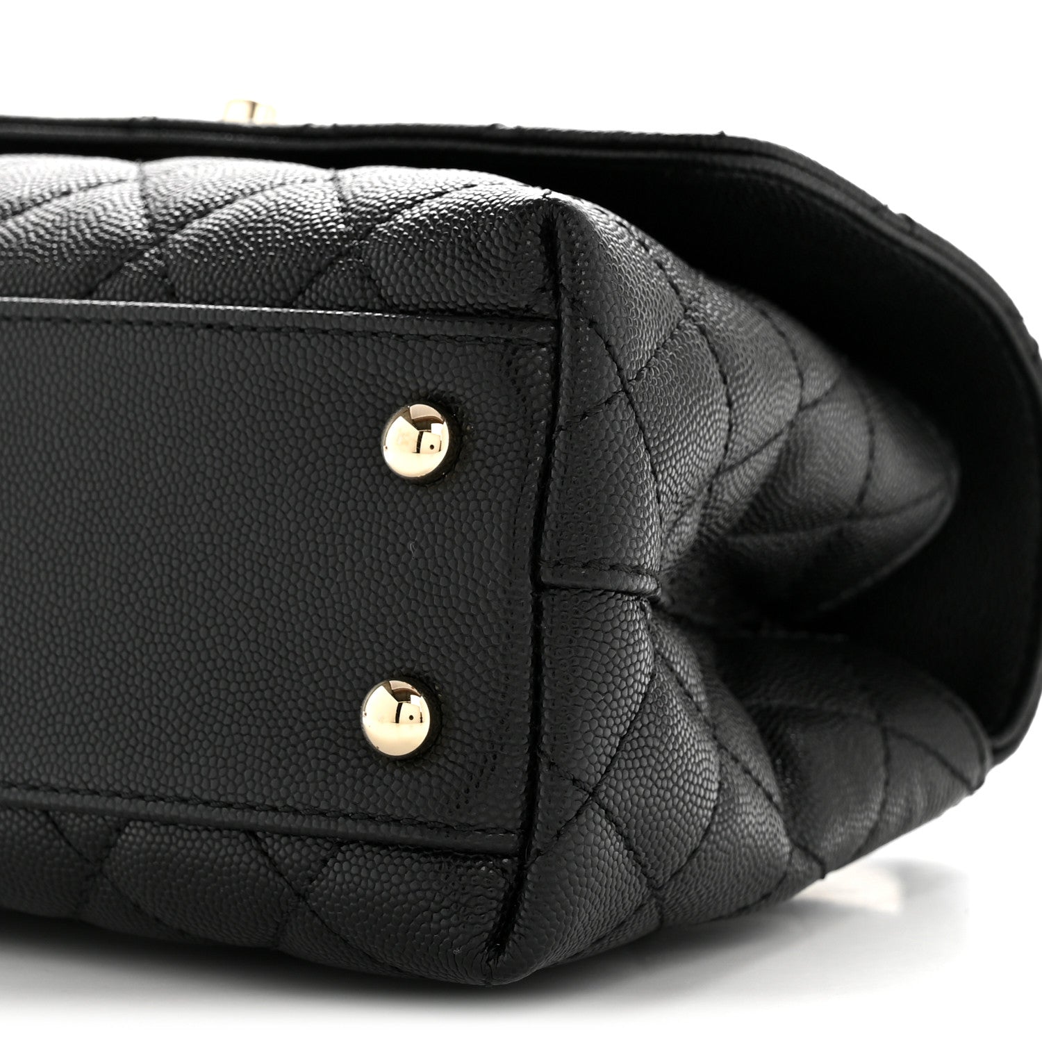 Chanel Caviar Quilted Mini Coco Handle Flap Black