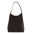 Louis Vuitton Grained Calfskin Low Key Hobo MM Chocolate
