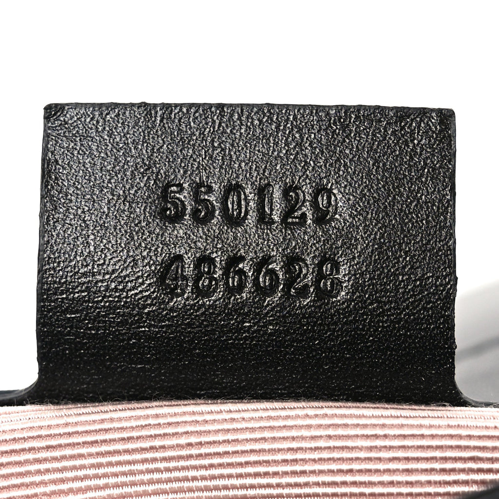 Gucci Vitello Palmellato Lux Small Arli Flap Shoulder Bag Black