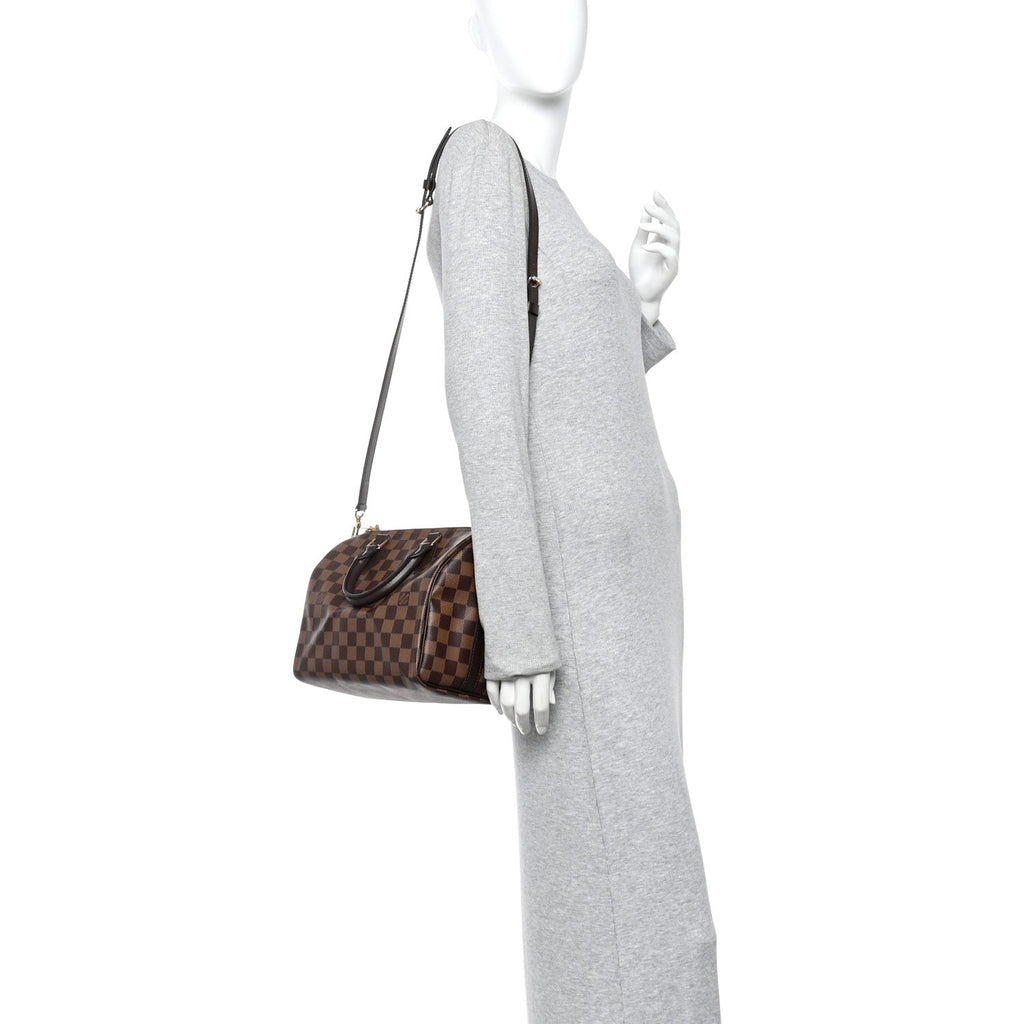 Louis Vuitton Damier Ebene Speedy Bandouliere 25
