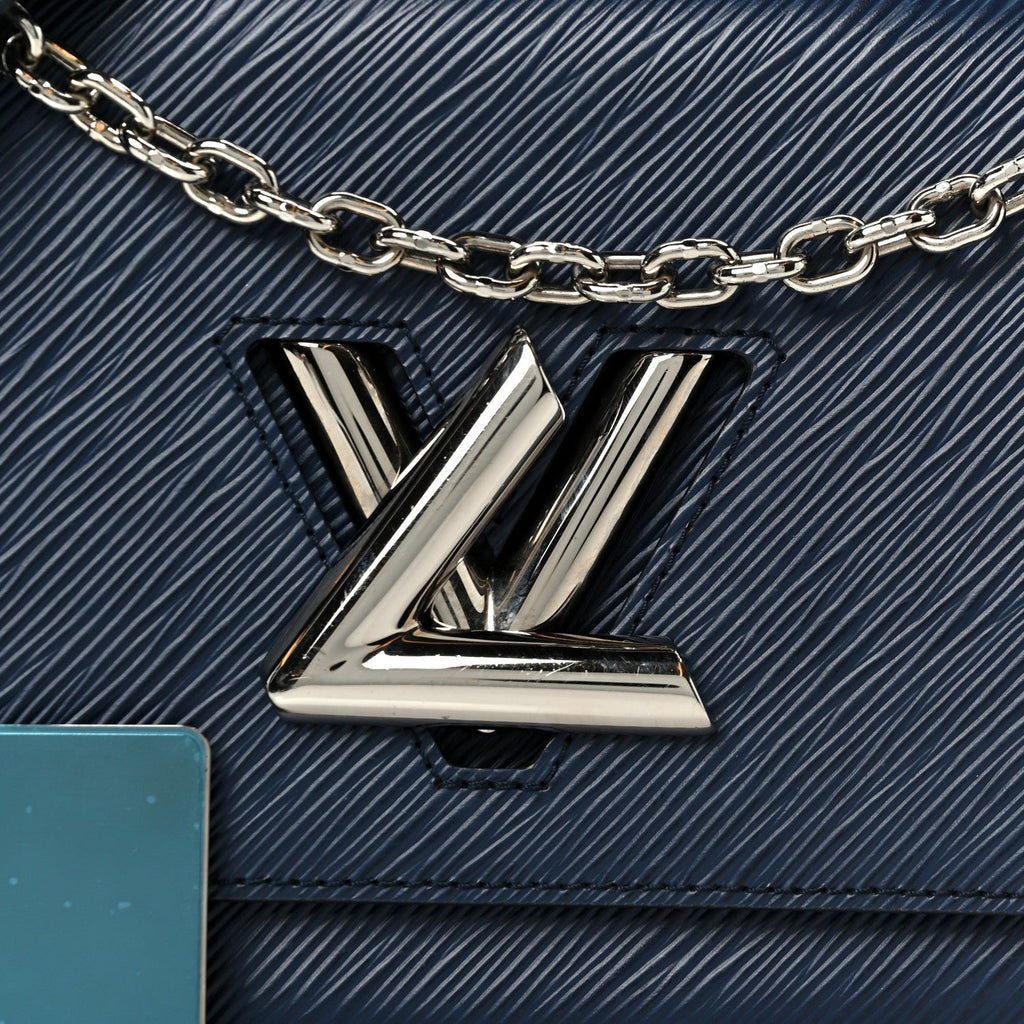 Louis Vuitton Epi Twist Shoulder Bag MM Navy
