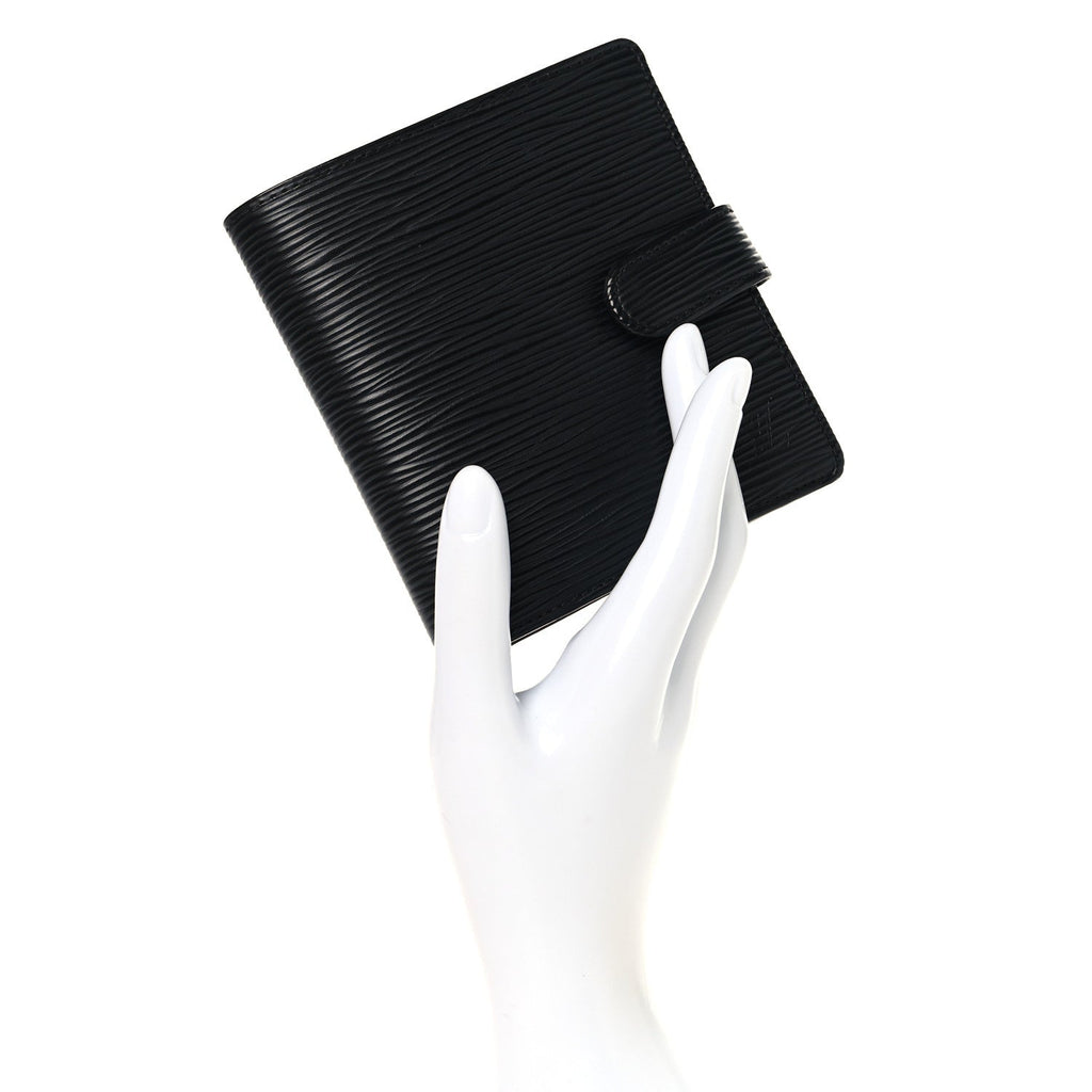 Louis Vuitton Epi Porte-Billets Compact Wallet Black