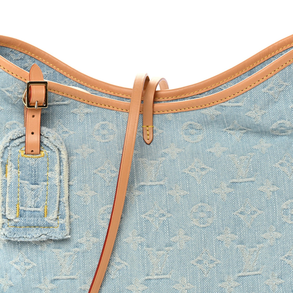 Louis Vuitton Monogram Denim CarryAll PM Sky Blue