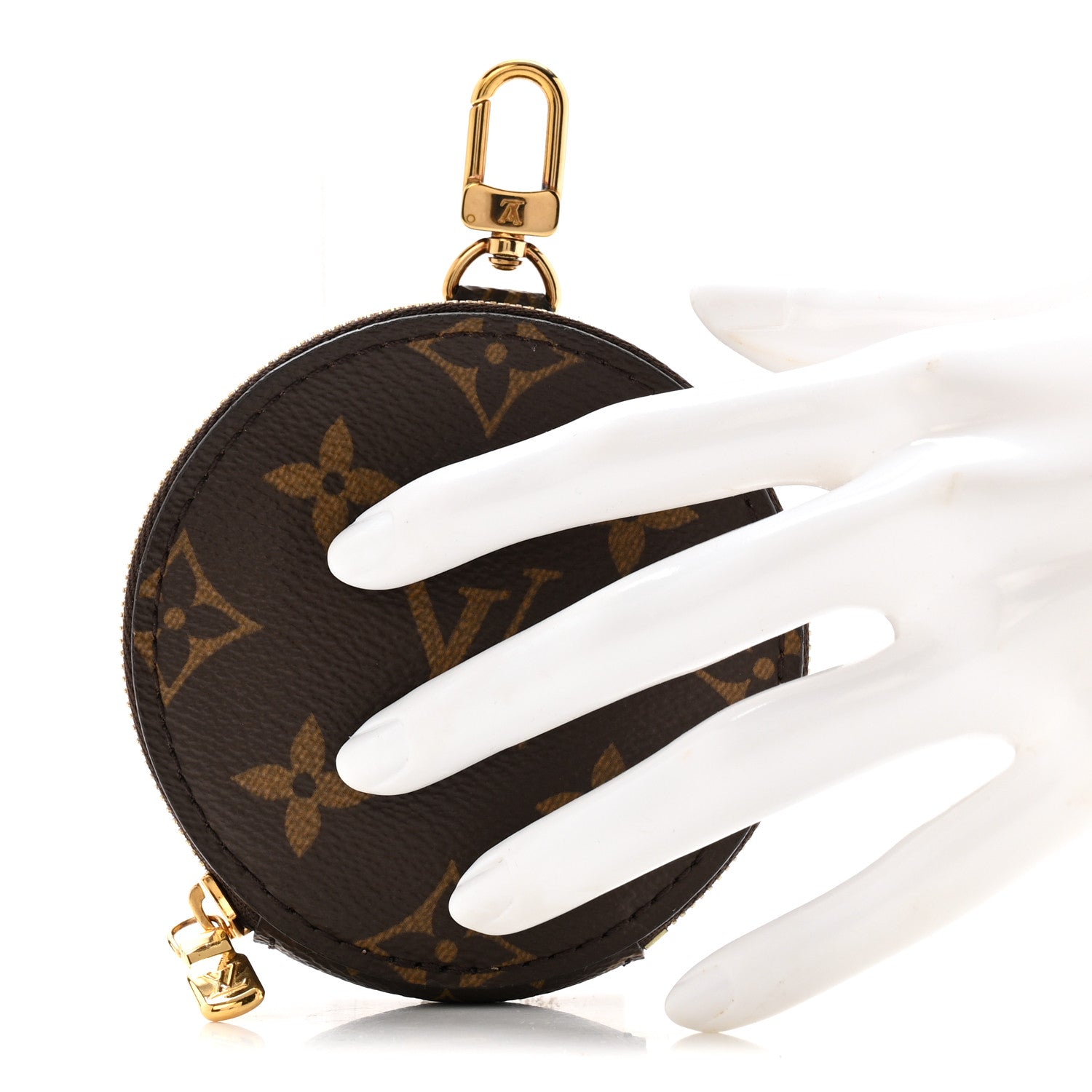Louis Vuitton Monogram Multi Pochette Accessories Round Coin Purse