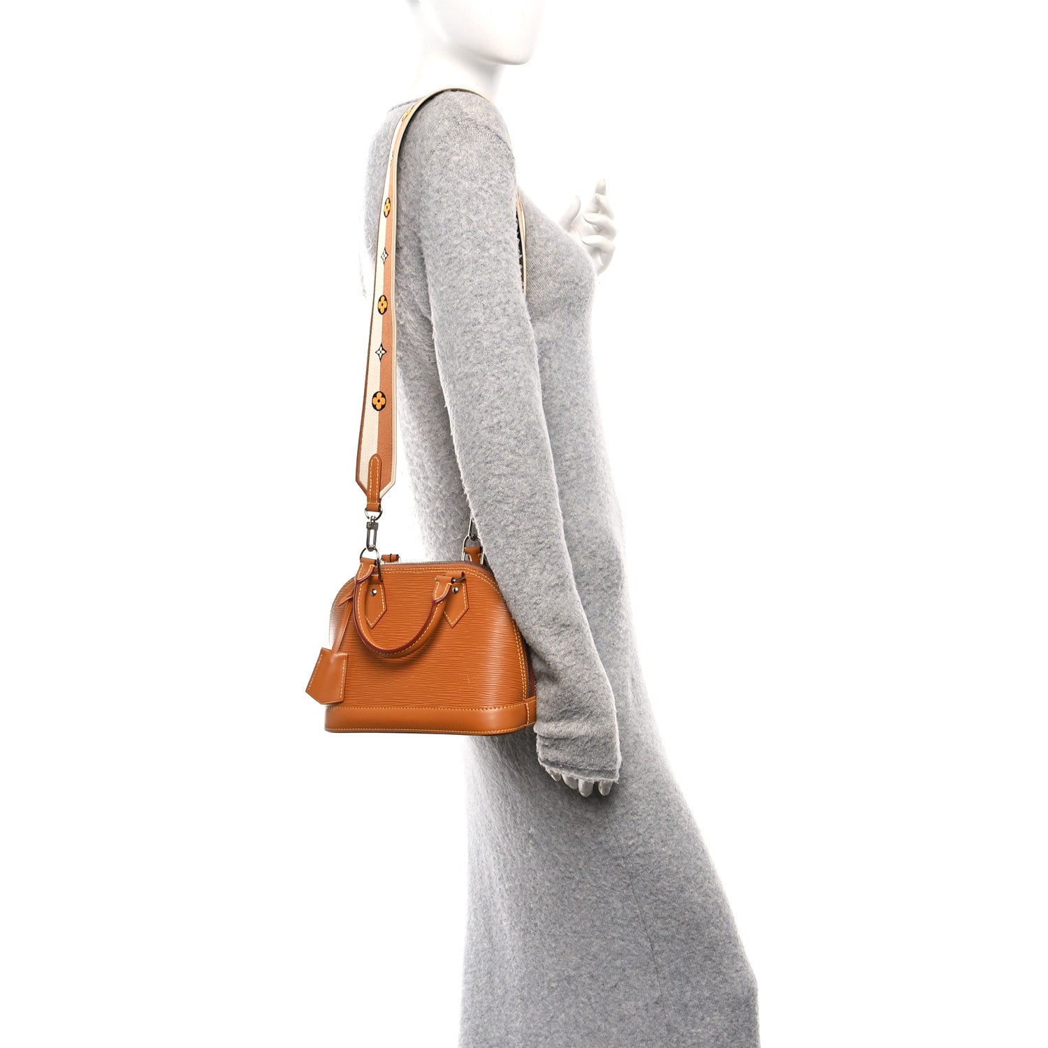 Louis Vuitton Epi Jacquard Alma BB Honey Gold