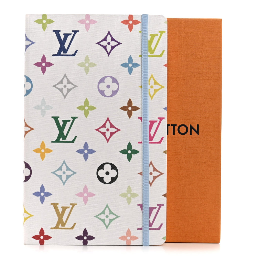 Louis Vuitton LV x TM Monogram Multicolor Jane Notebook MM White