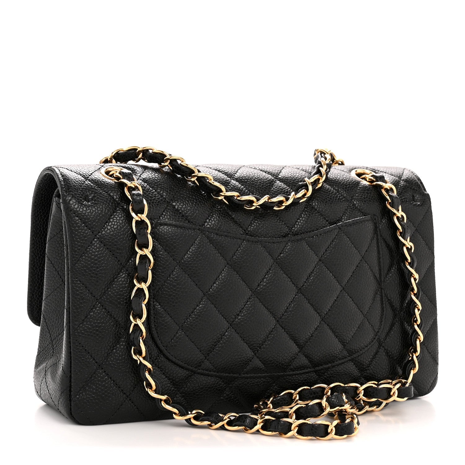Chanel Caviar Quilted Medium Double Flap Black