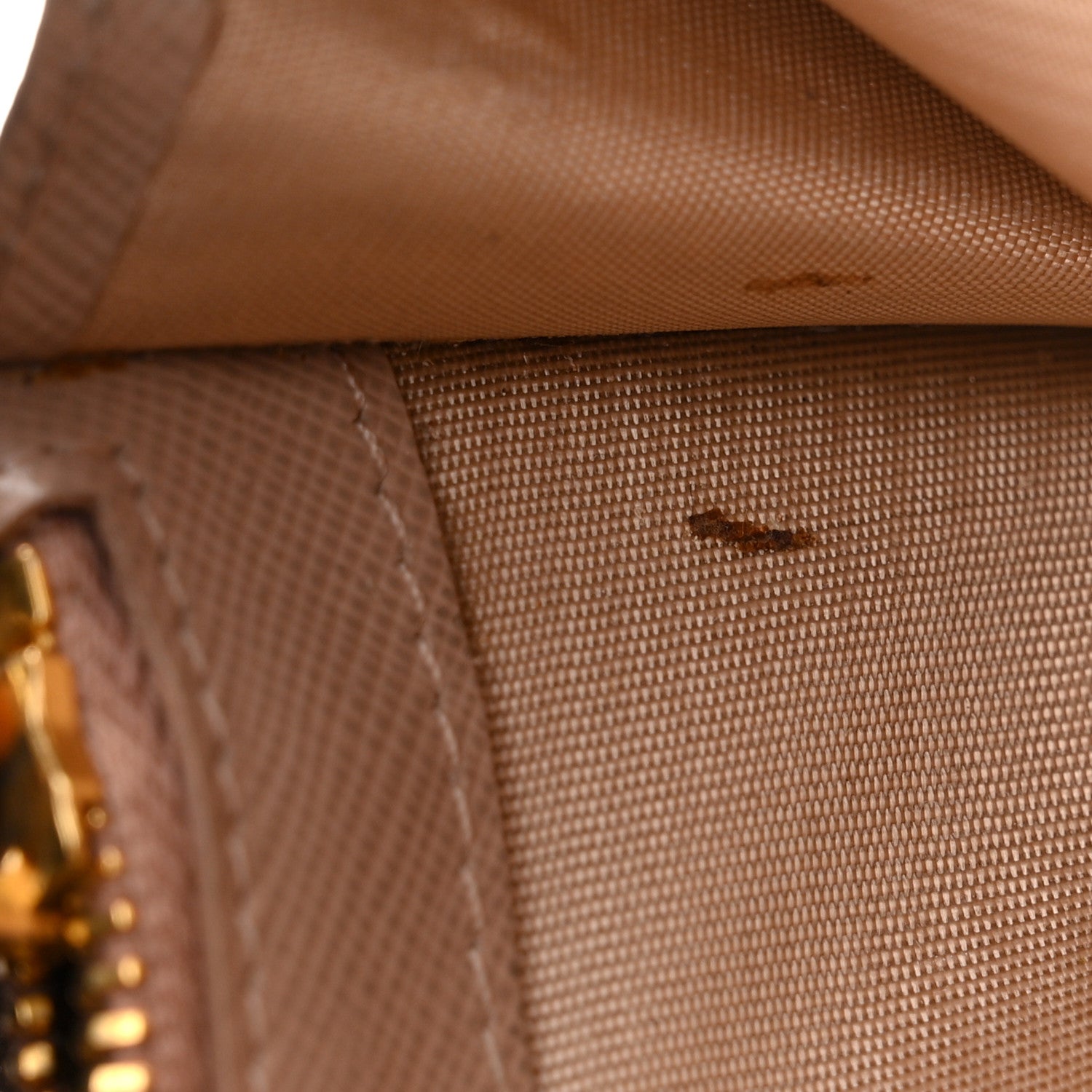 Prada Saffiano Fiocco Bow Continental Wallet Cammeo