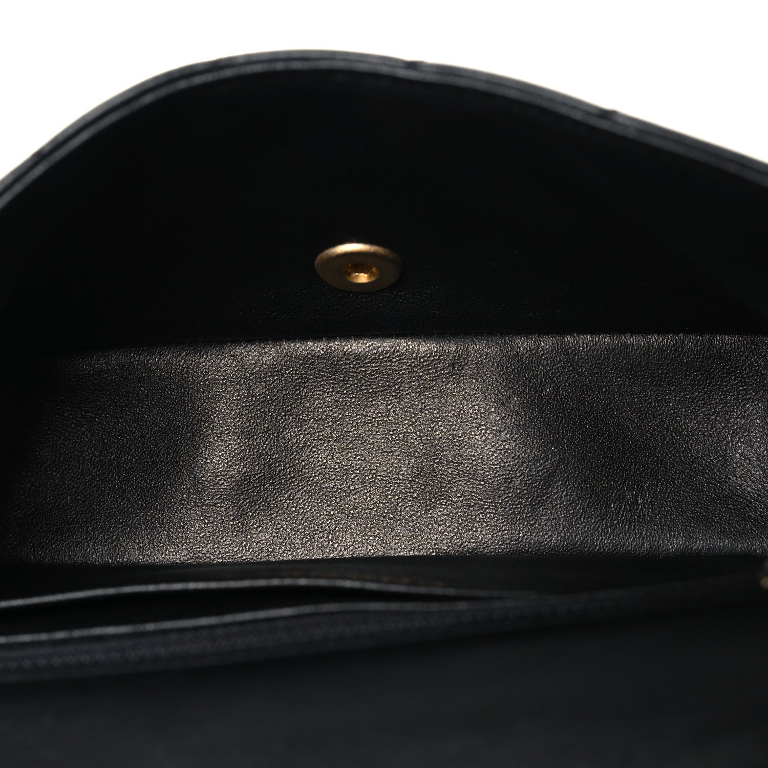 Chanel Lambskin Quilted Mini Rectangular Flap Black