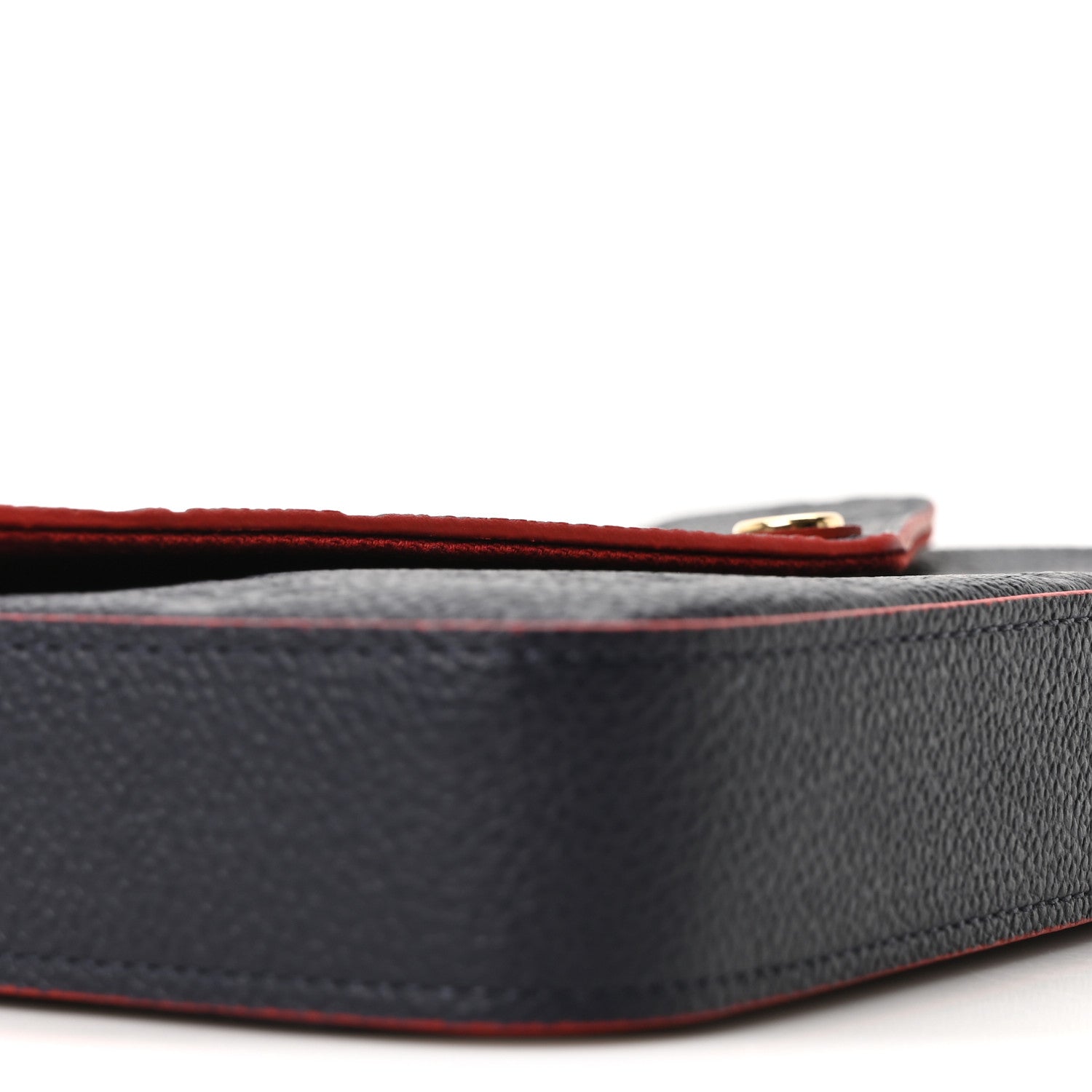 Louis Vuitton Empreinte Pochette Felicie Chain Wallet Marine Rouge