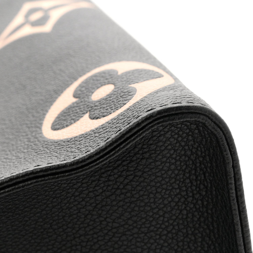Louis Vuitton Empreinte Monogram Giant Onthego MM Black Beige