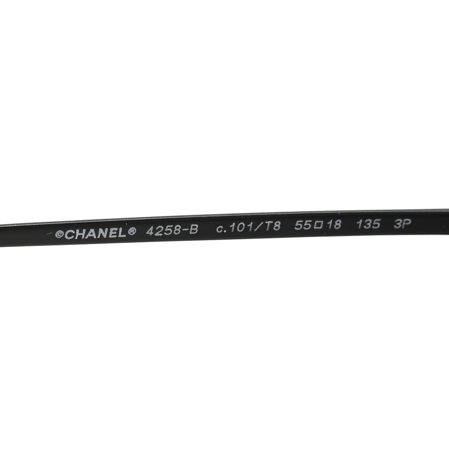 Metal Crystal Polarized Sunglasses 4258-B Black