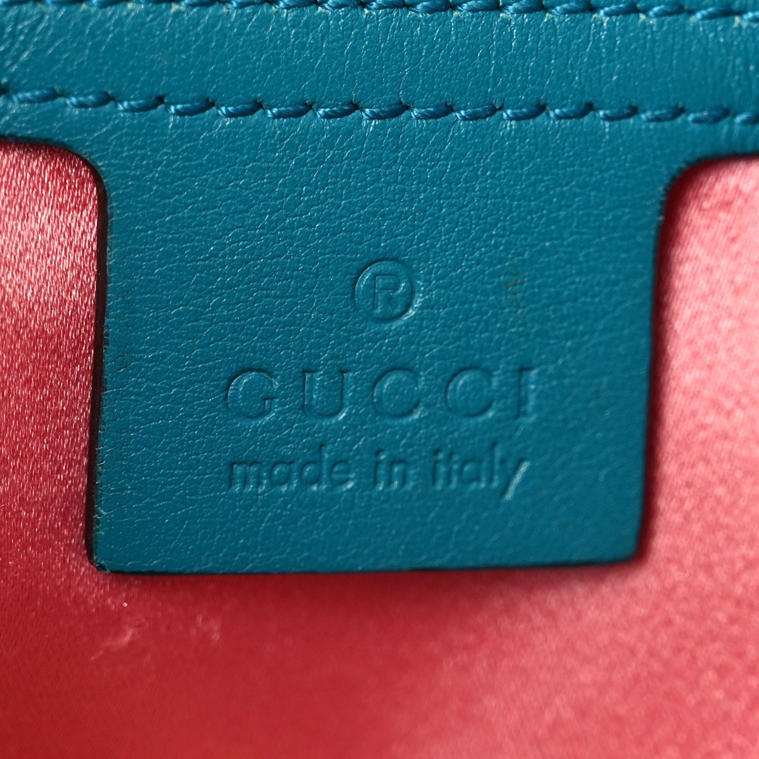 Gucci Velvet Matelasse Small GG Marmont Shoulder Bag Pavone Cyan