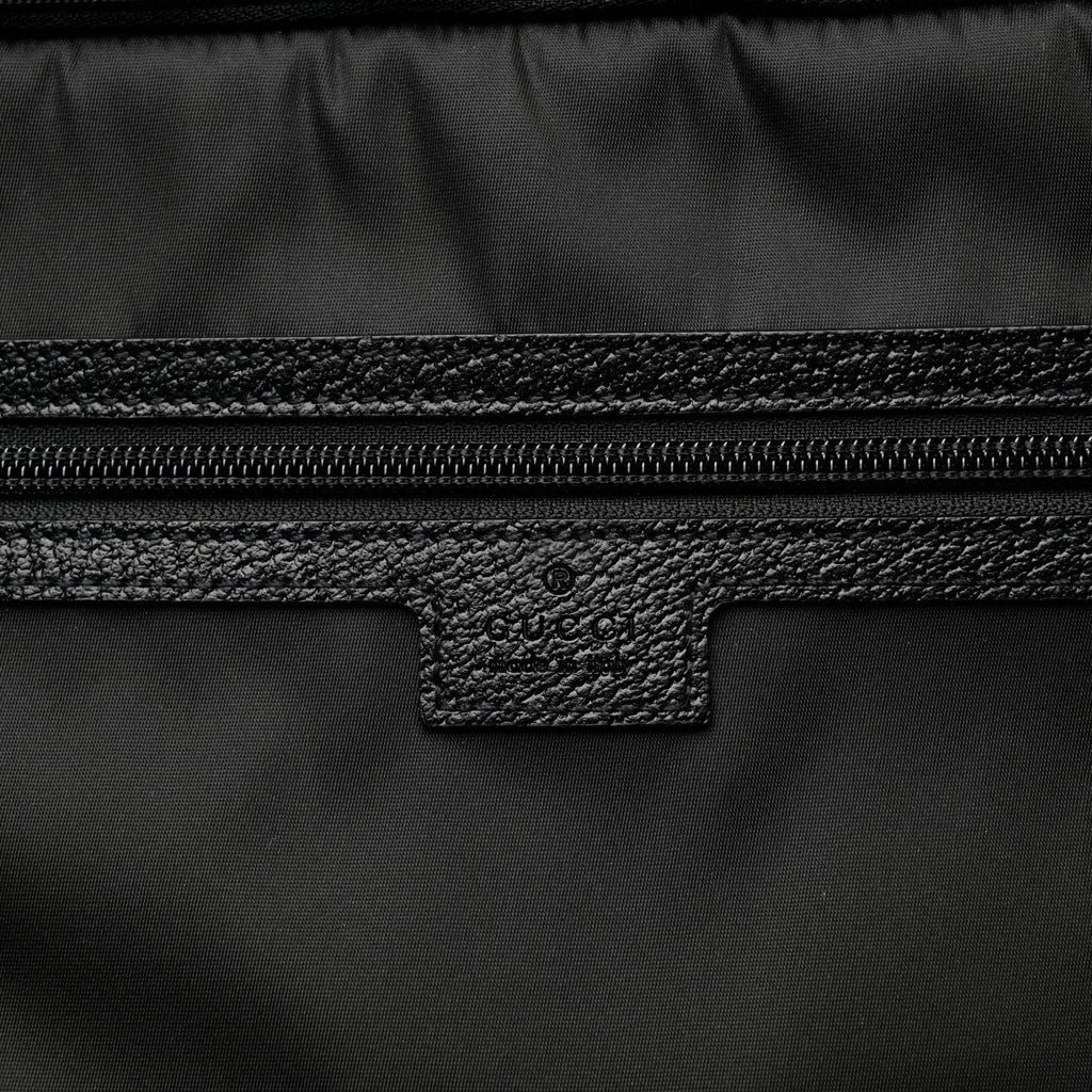 Gucci Econyl Nylon Monogram Off The Grid Suitcase Guilted Blue Black