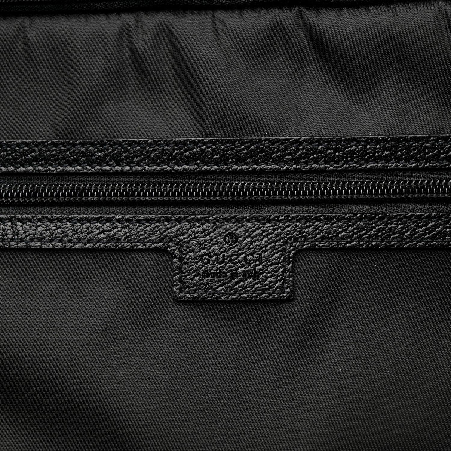 Gucci Econyl Nylon Monogram Off The Grid Suitcase Guilted Blue Black
