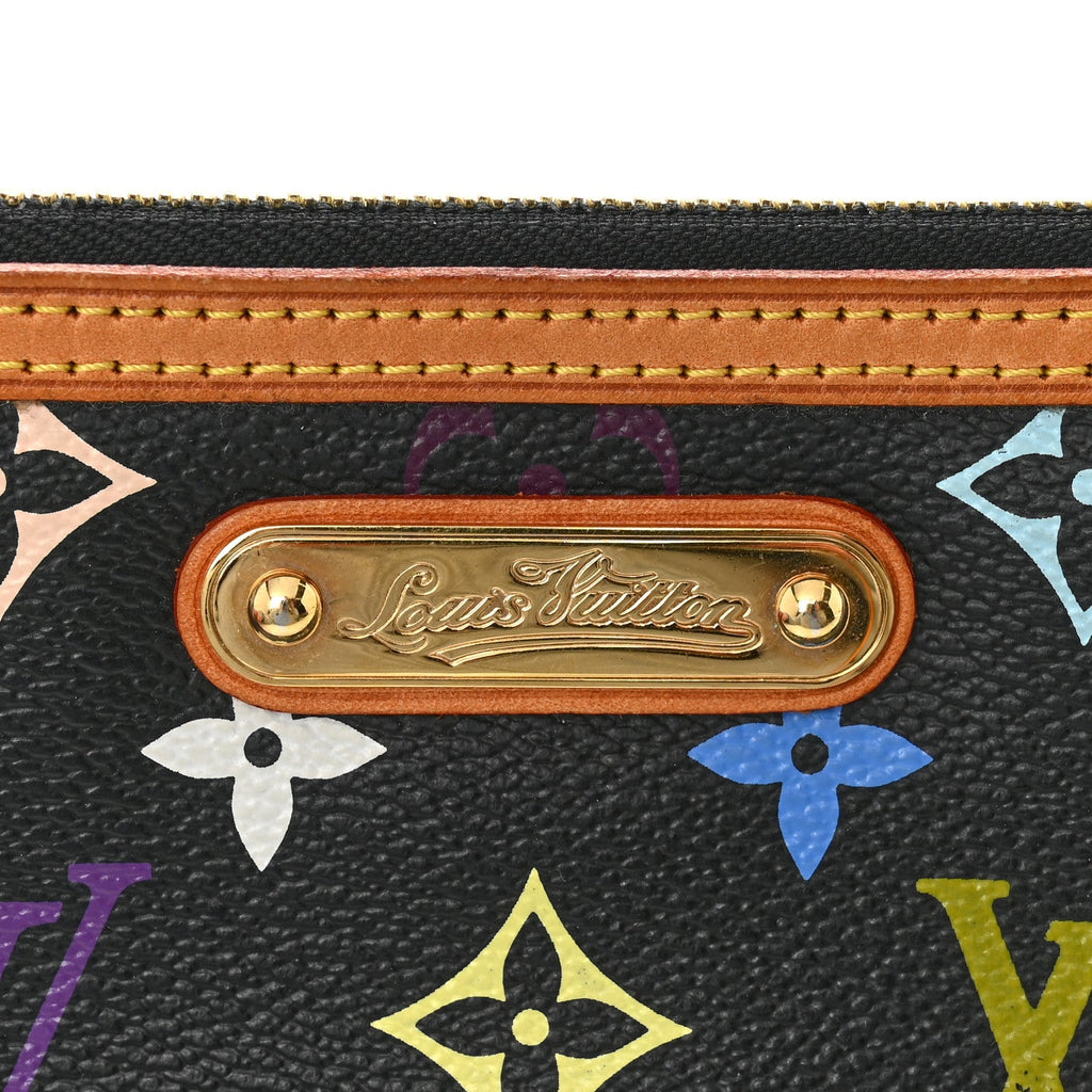 Louis Vuitton Monogram Multicolor Pochette Milla MM Black