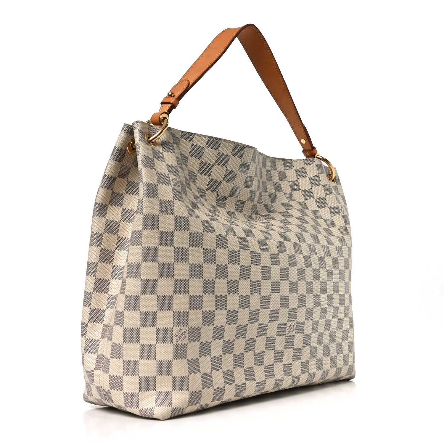 Louis Vuitton Damier Azur Graceful MM Rose Ballerine