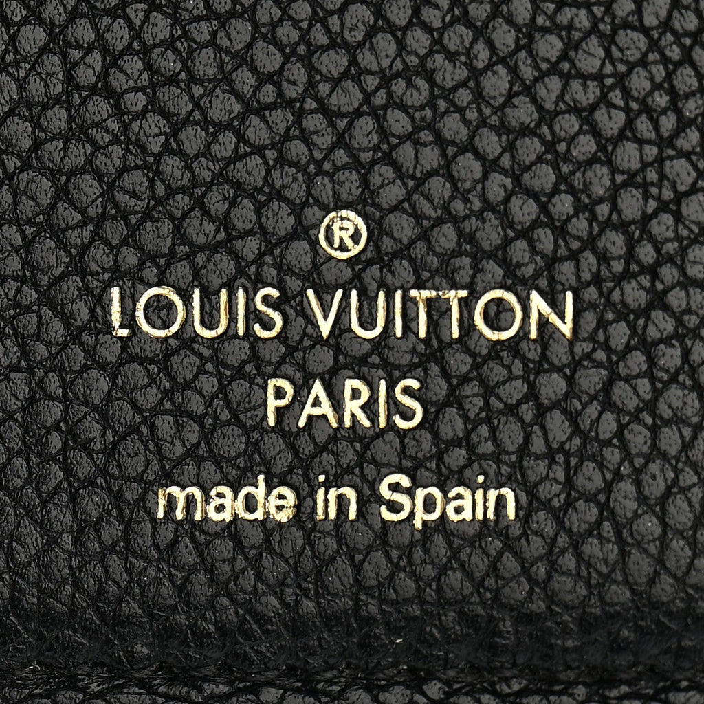 Louis Vuitton Monogram Pallas Compact Wallet Black