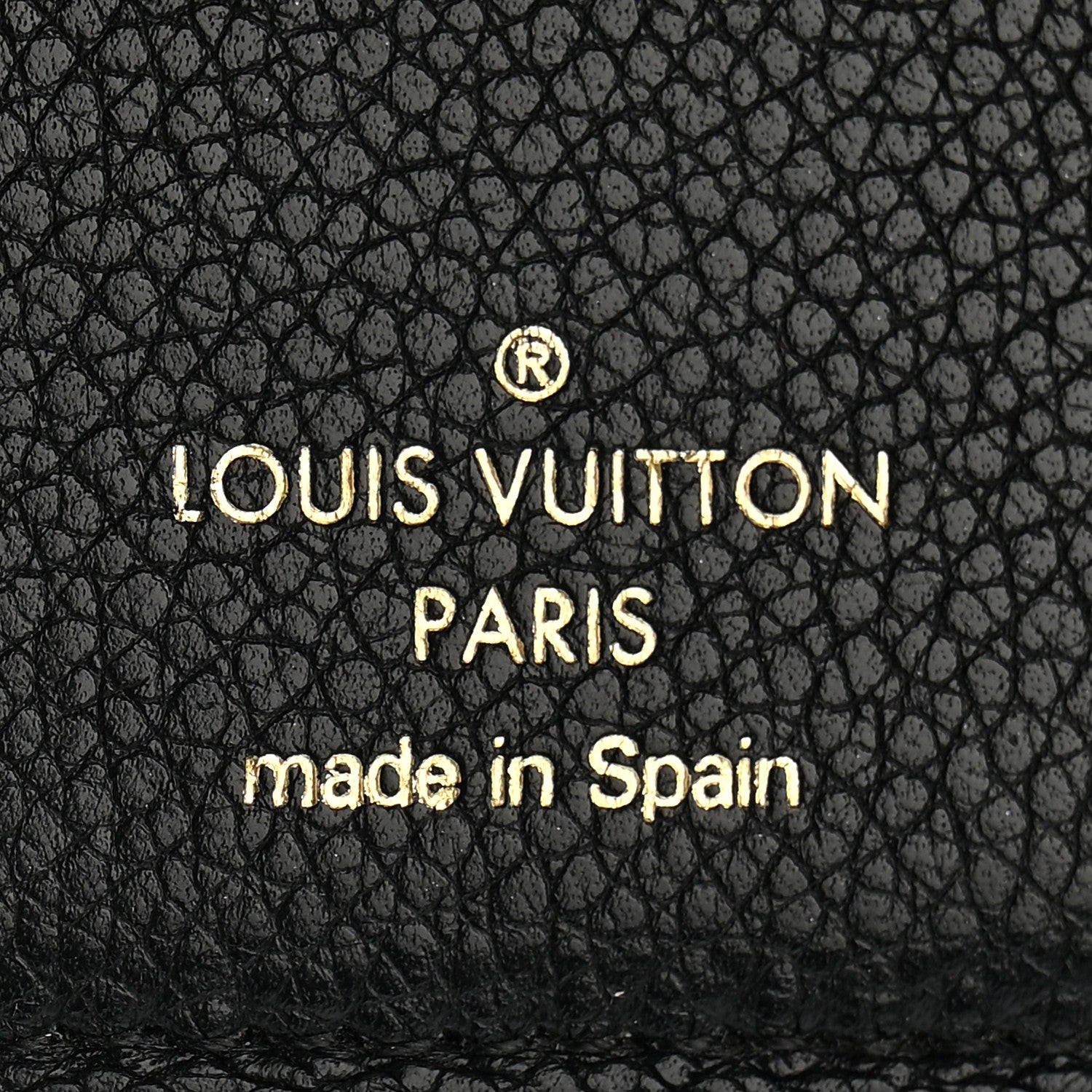 Louis Vuitton Monogram Pallas Compact Wallet Black