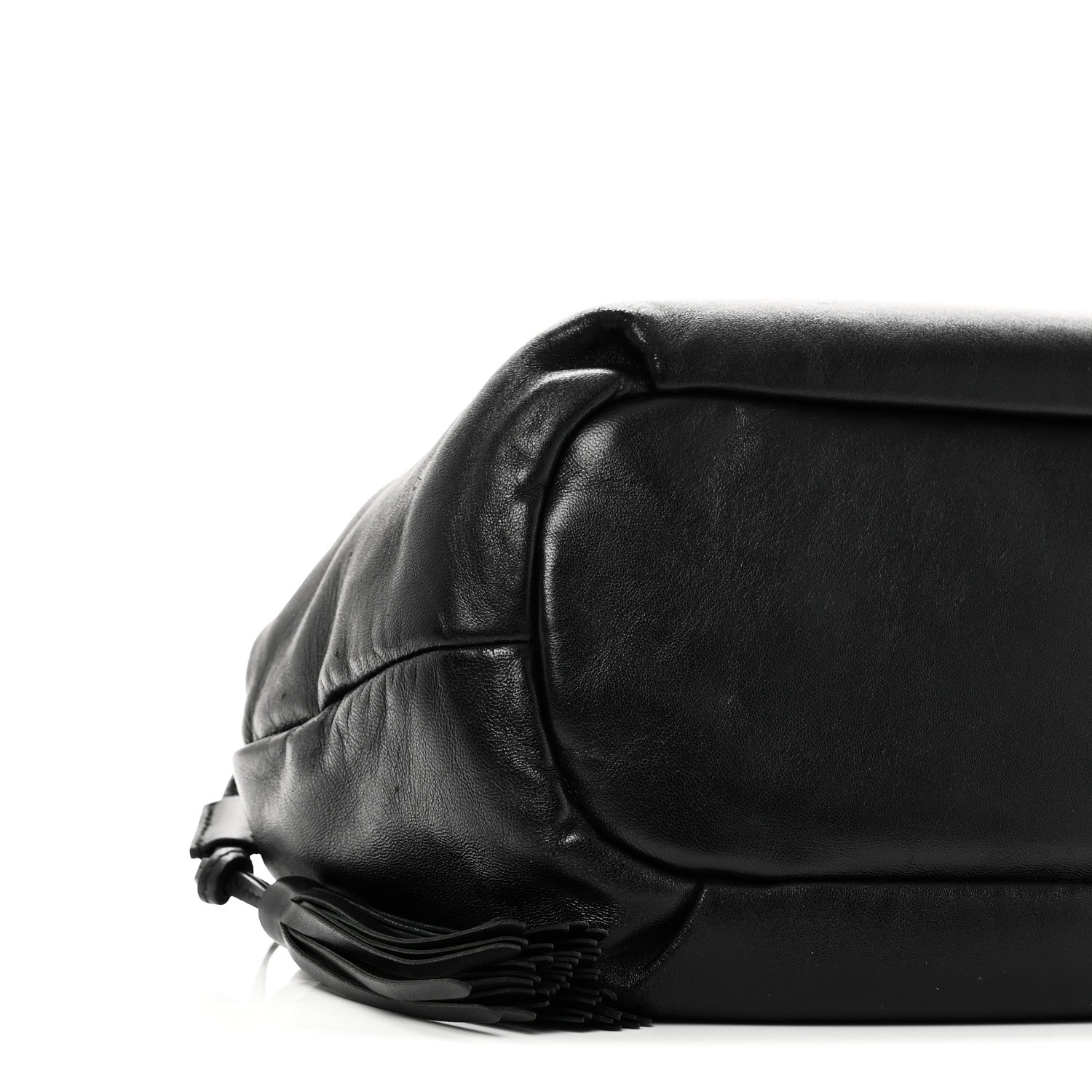 Prada Nappa Drawstring Tote Black