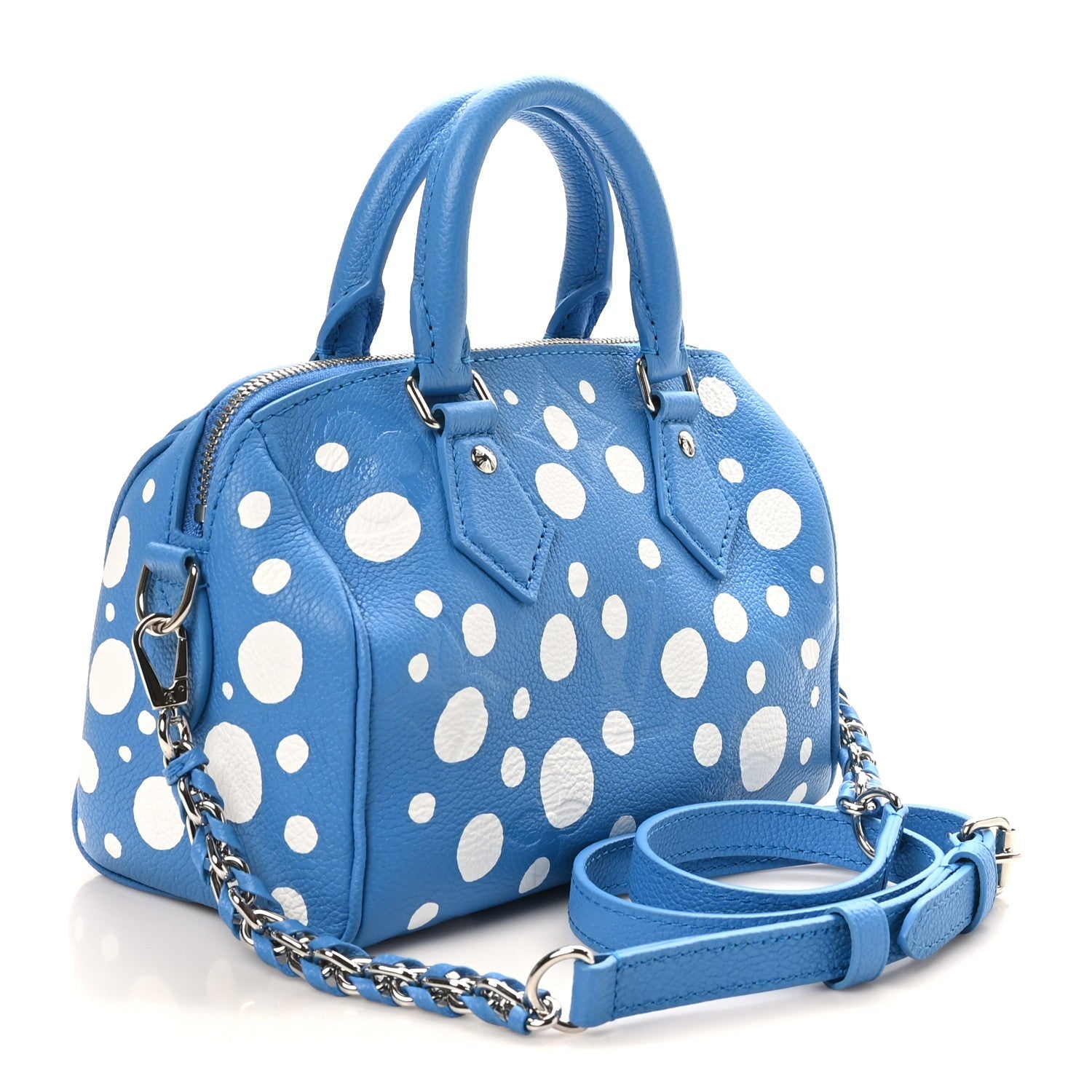 Louis Vuitton LV X YK Empreinte Speedy Bandouliere 20 Blue White