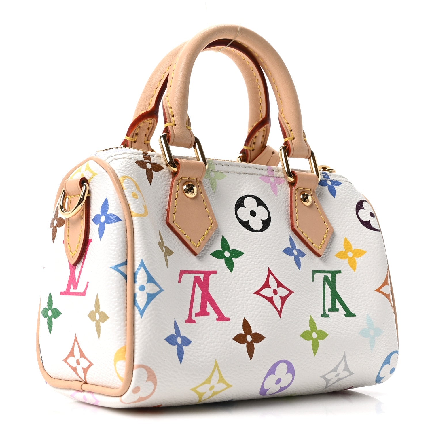 Louis Vuitton LV X TM Monogram Multicolor Nano Speedy White