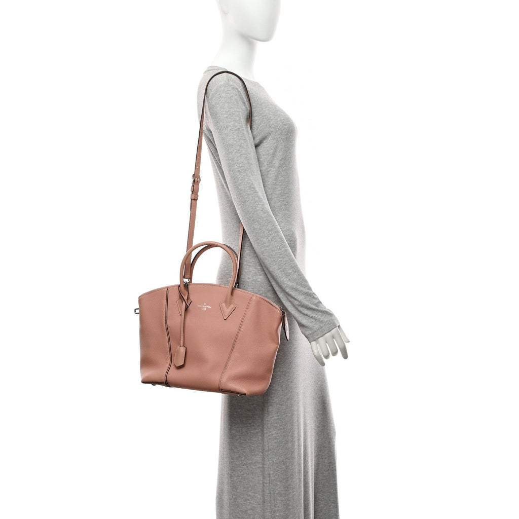 Louis Vuitton Veau Cachemire Soft Lockit PM Magnolia