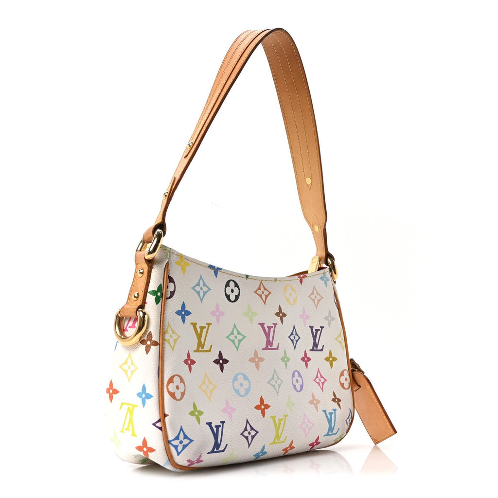 Louis Vuitton Monogram Multicolor Lodge PM White