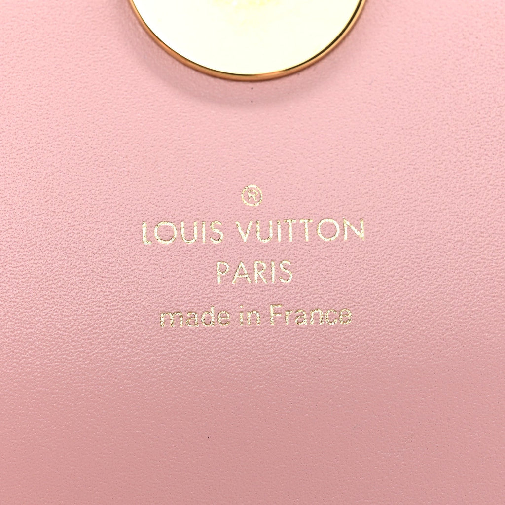 Louis Vuitton Monogram Flore Chain Wallet Rose Ballerine