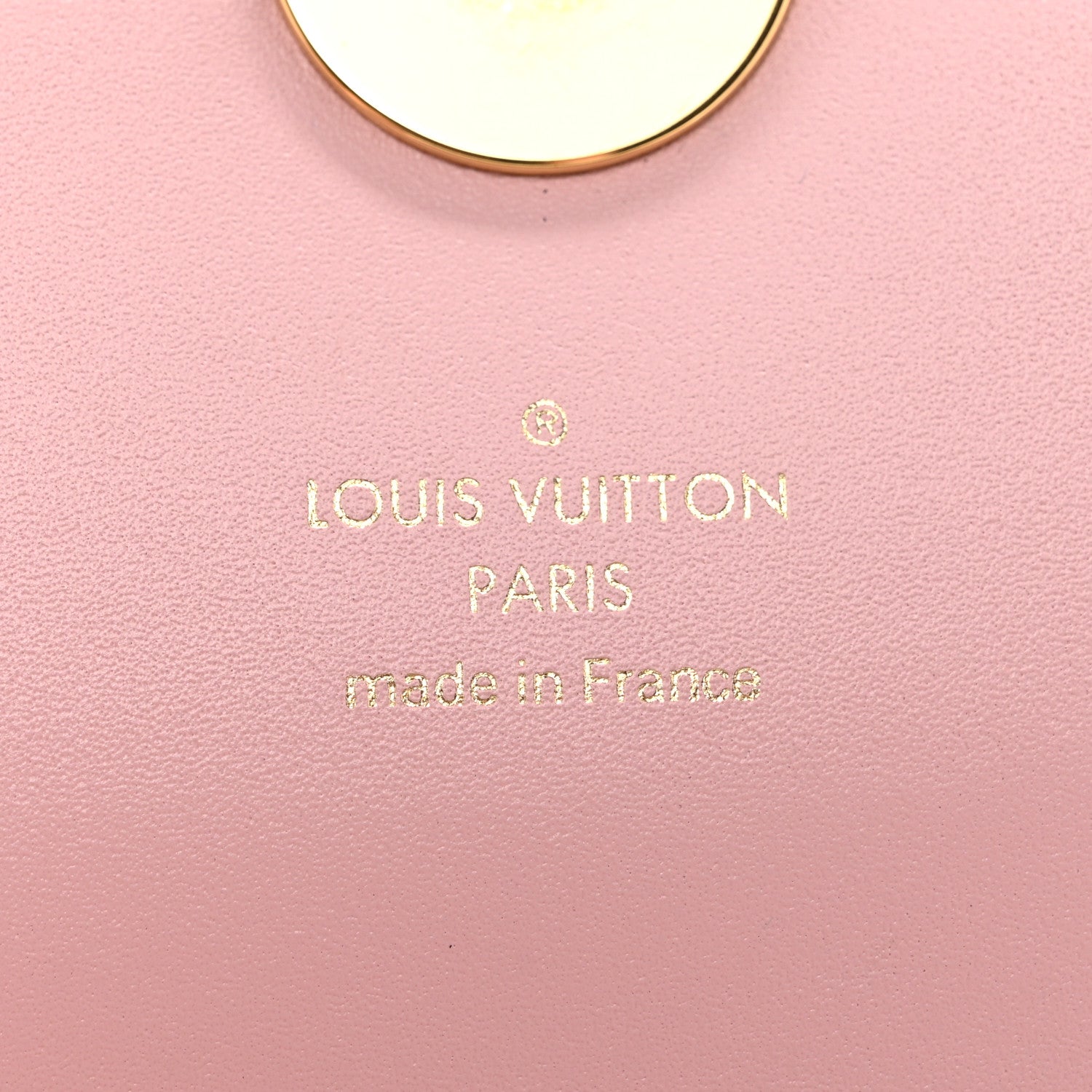 Louis Vuitton Monogram Flore Chain Wallet Rose Ballerine