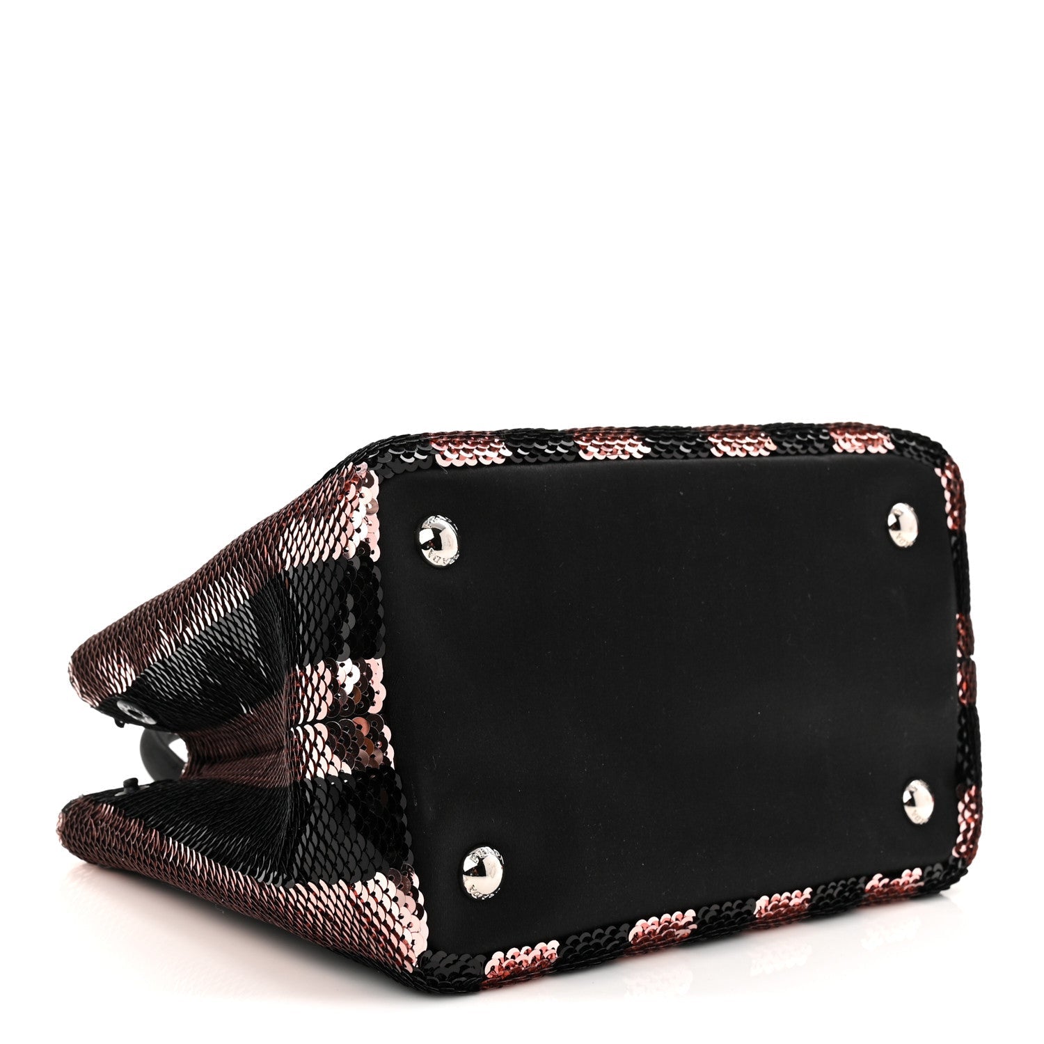 Prada Sequin Broccato Tote Black Cipria