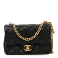 Chanel Caviar Quilted Mini Sweetheart Rectangular Flap Black