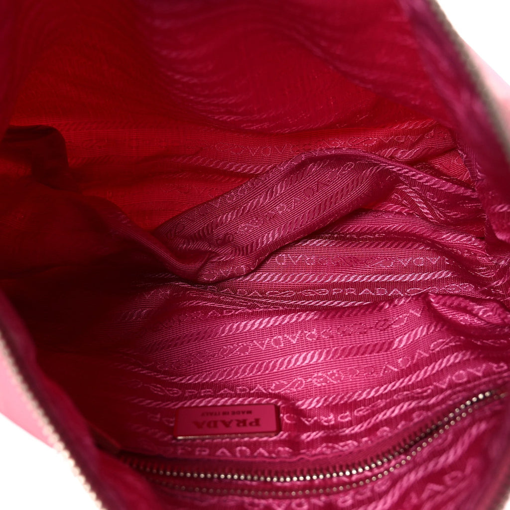 Prada Tessuto Nylon Shoulder Bag Begonia