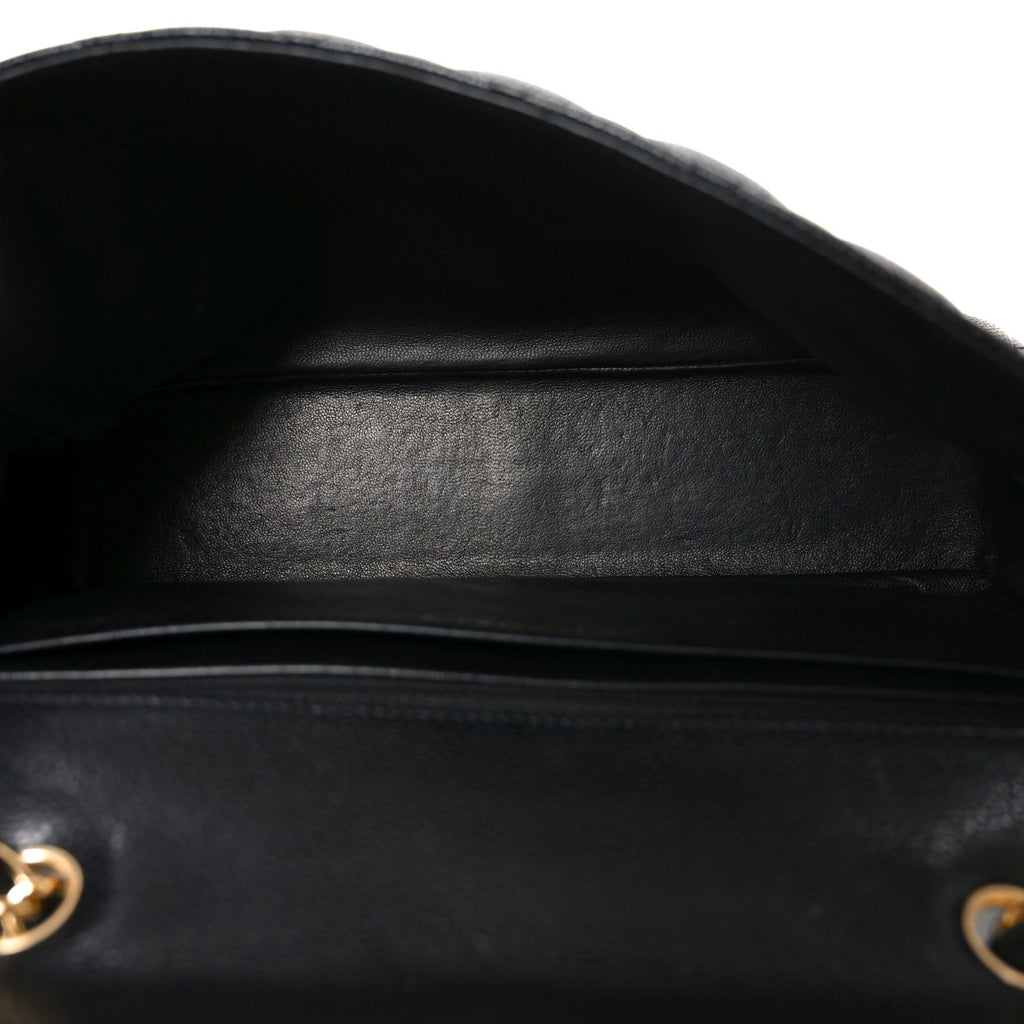 Chanel Caviar Quilted Jumbo Single Flap Black