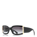 Acetate Rectangle Sunglasses 71546 Black