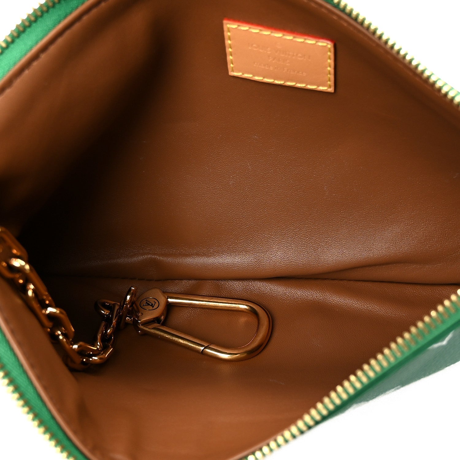 Louis Vuitton Calfskin Monogram Speedy P9 Bandouliere 50 Pochette Green